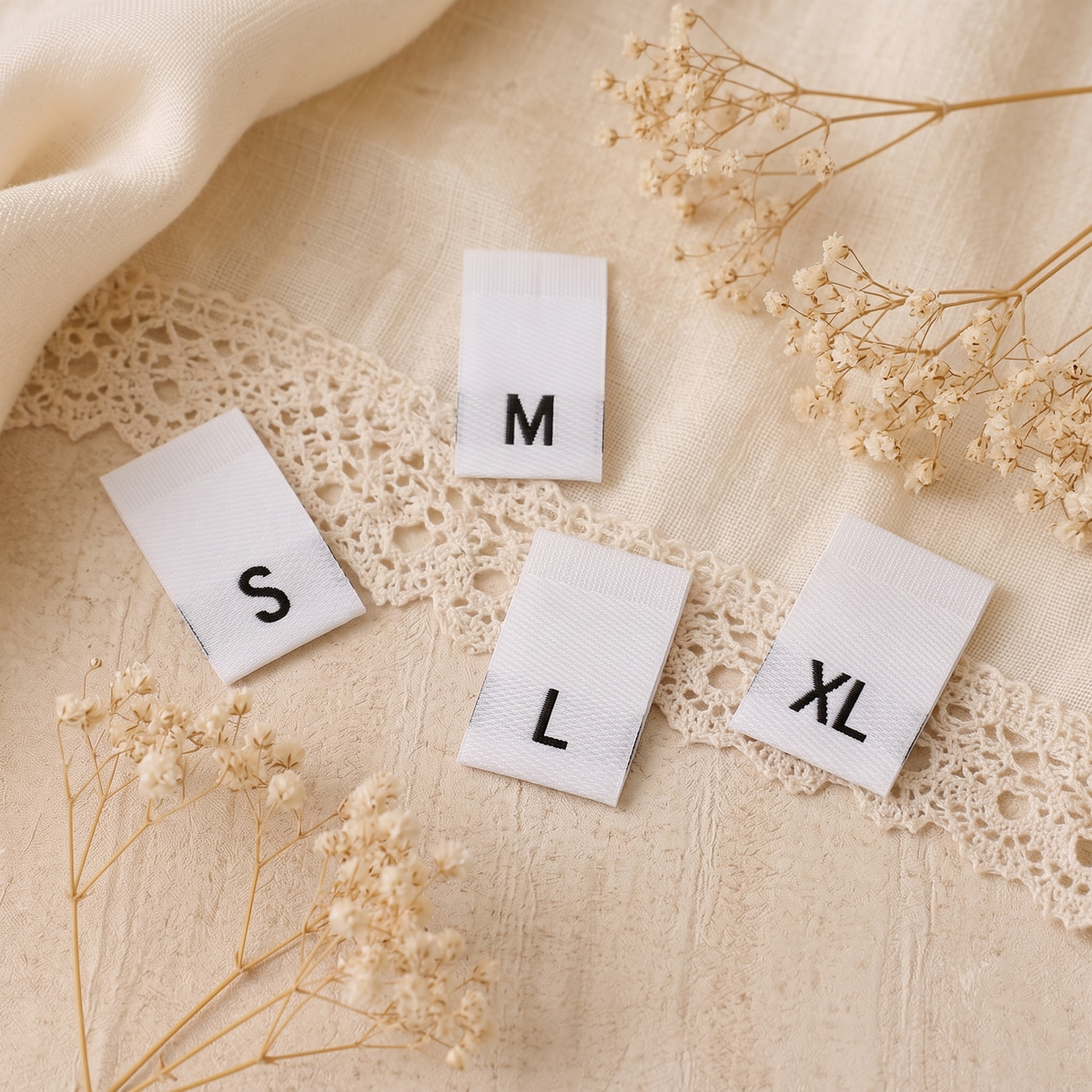Woven Size Labels